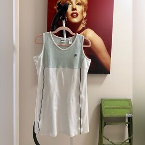 Fila Seafoam and White Sleeveless Tennis Dress *minor stains